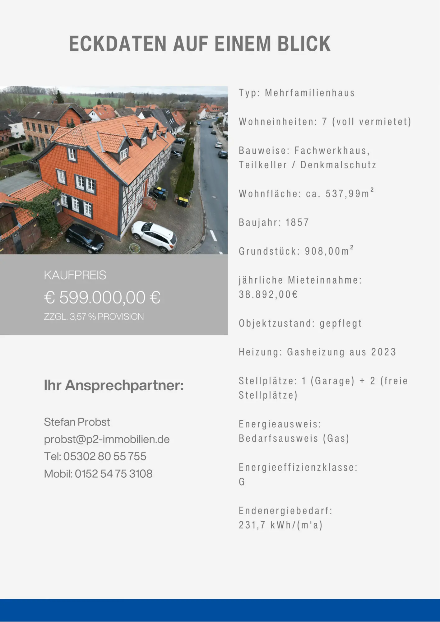 Hausbeschreibung von P2 Immobilien