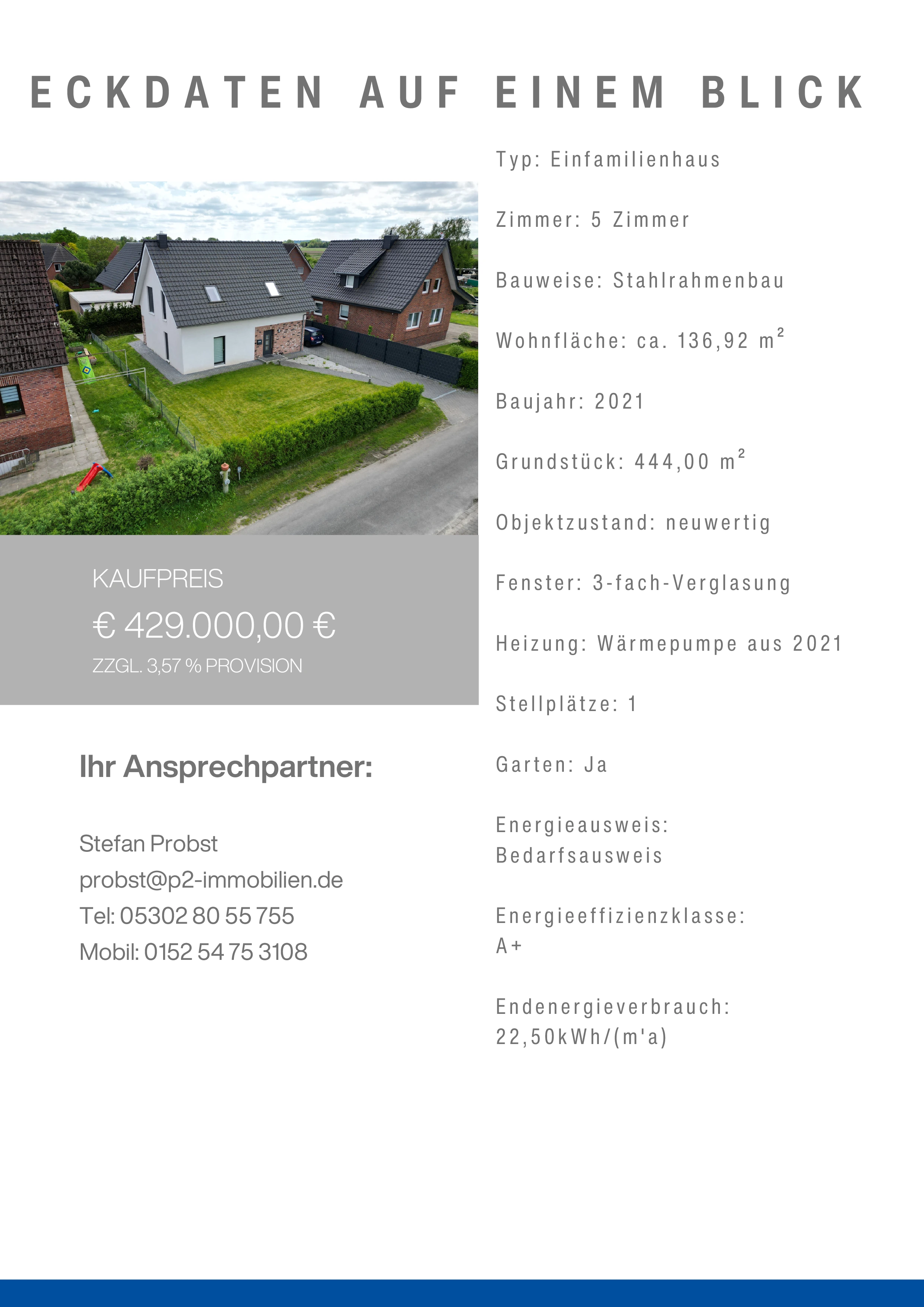 Hausbeschreibung von P2 Immobilien