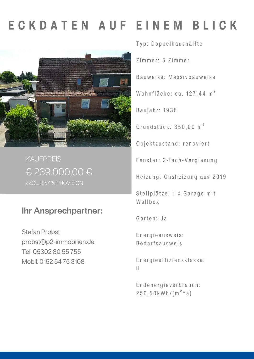Hausbeschreibung von P2 Immobilien