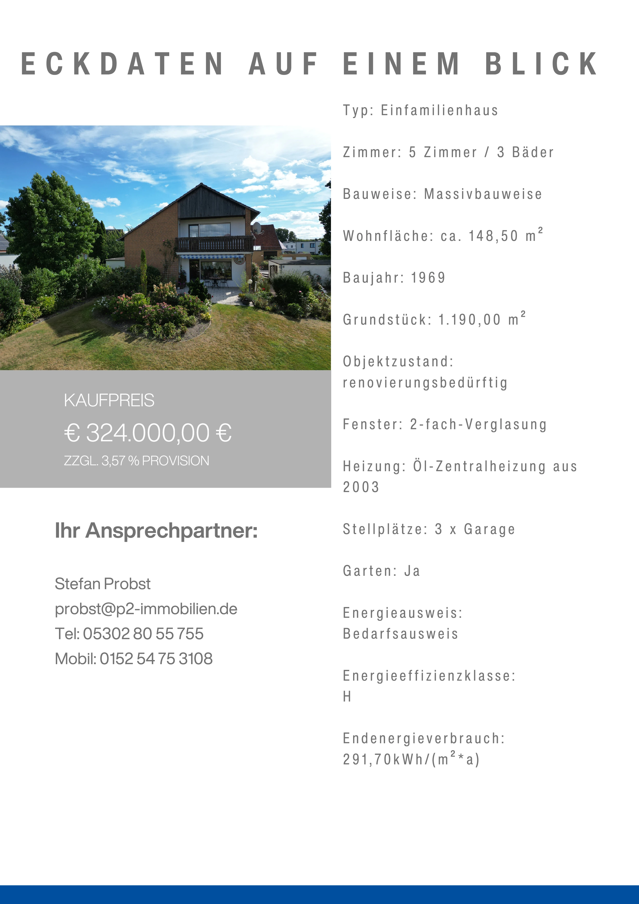 Hausbeschreibung von P2 Immobilien